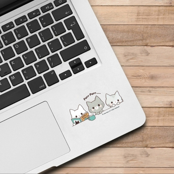 Waterproof Cat Sticker Decal Die Cut - Picture 3 of 7